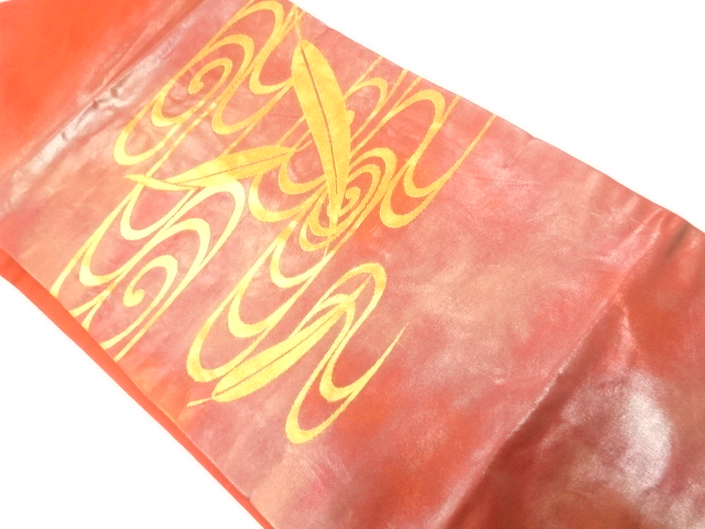 JAPANESE NAGOYA OBI / WOVEN SPIRAL